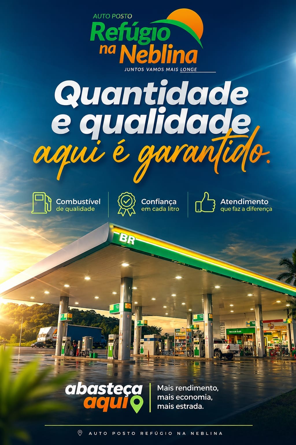 Posto de combustível Refúgio na Neblina em Piedade SP